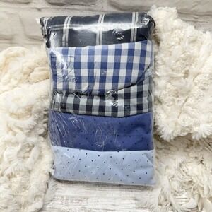 Old Navy Men's 5-Pack Soft-Washed Woven Boxer Shorts Size XXL Gingham Plaid New